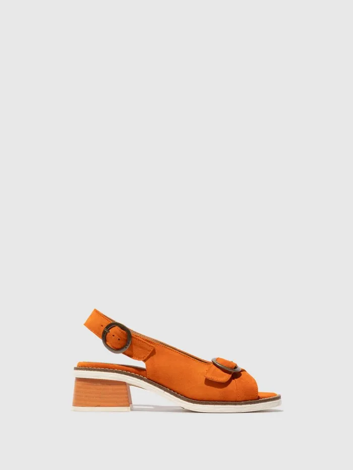 Buckle Sandals CERI090FLY ORANGE Women Fly London Sandals
