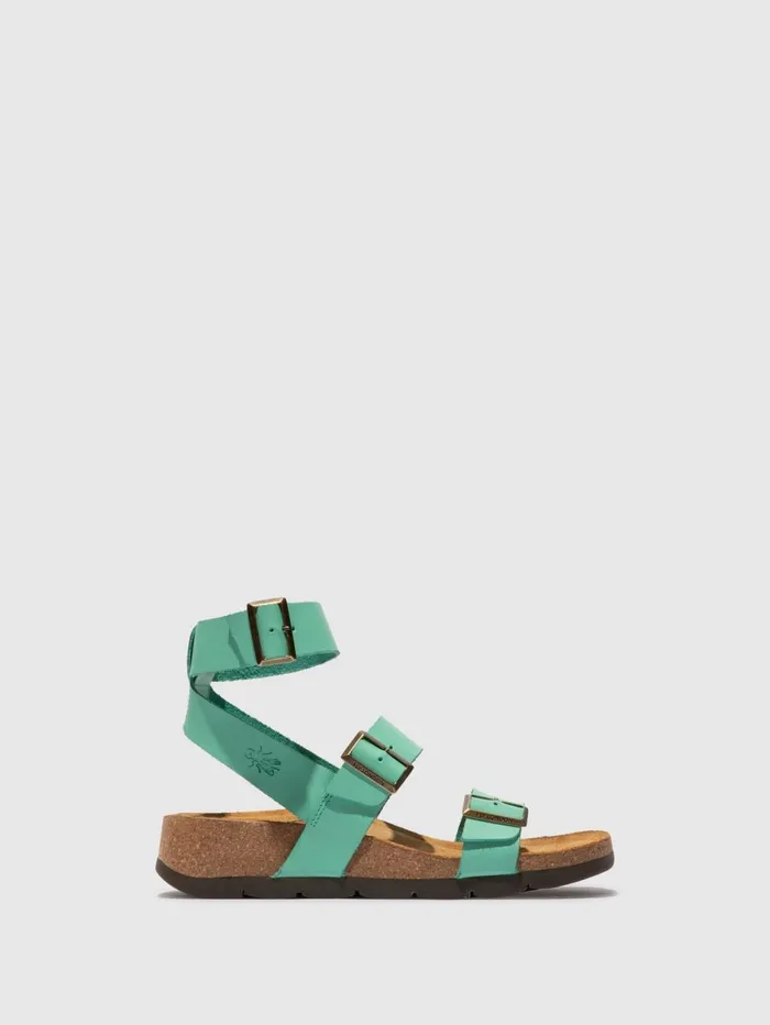 Buckle Sandals COKI040FLY SPEARMINT Women Fly London Sandals