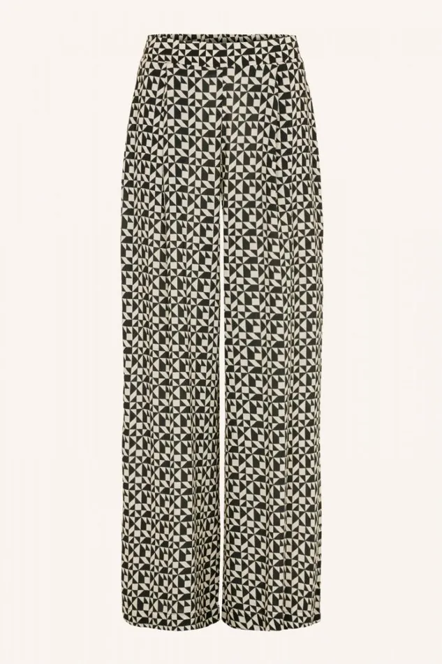 ByBar Broeken Vrouwelijk Mara Graphic Pant Graphic Print
