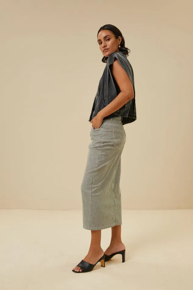 ByBar Gilets and Spencers Vrouwelijk Jane Sleeveless Jacket Jet Black