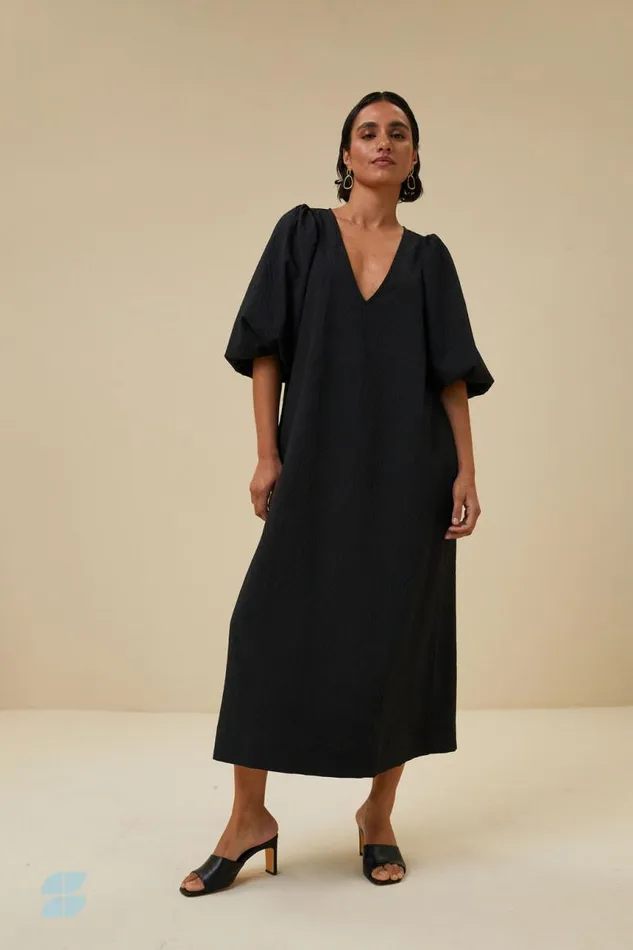 ByBar Jurken Vrouwelijk Juta Dress Jet Black