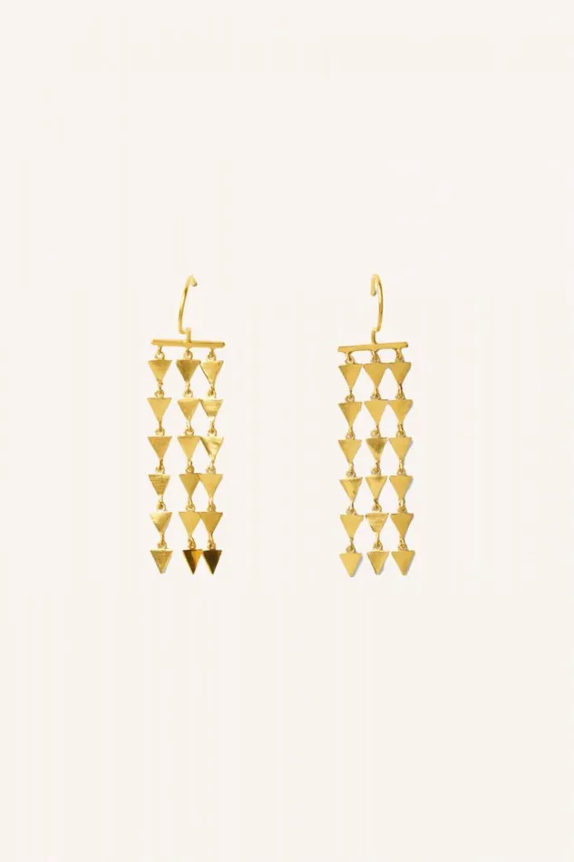 ByBar Sieraden Vrouwelijk Rainbow Earring Gold ByBar Sieraden Vrouwelijk Rainbow Earring Gold