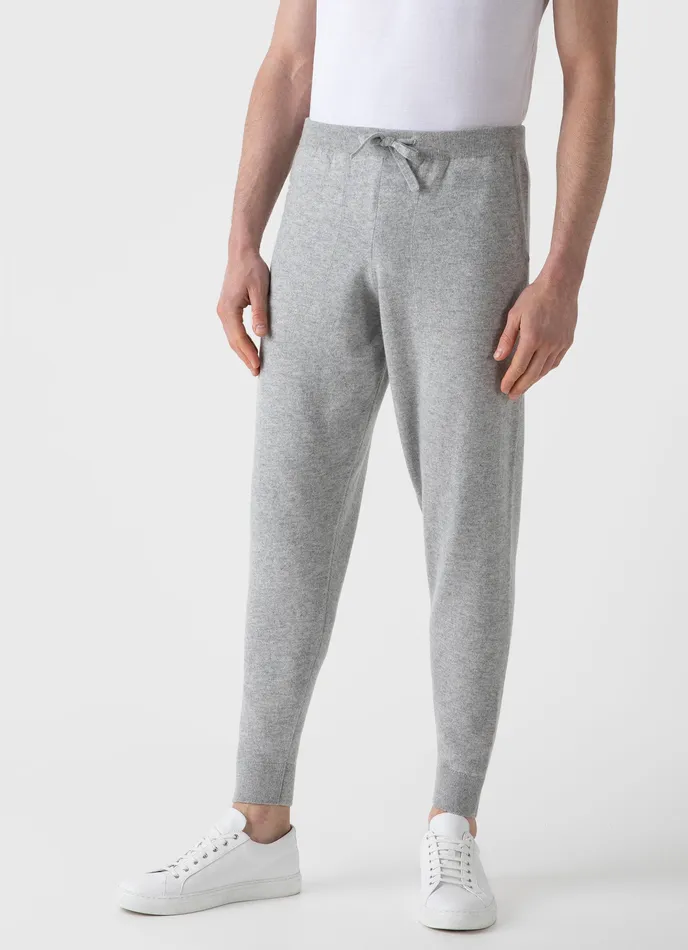 Cashmere Lounge Pant Grey Melange Men Loungewear and Sleepwear ussunspel Cashmere Lounge Pant Grey Melange Men Loungewear and Sleepwear ussunspel