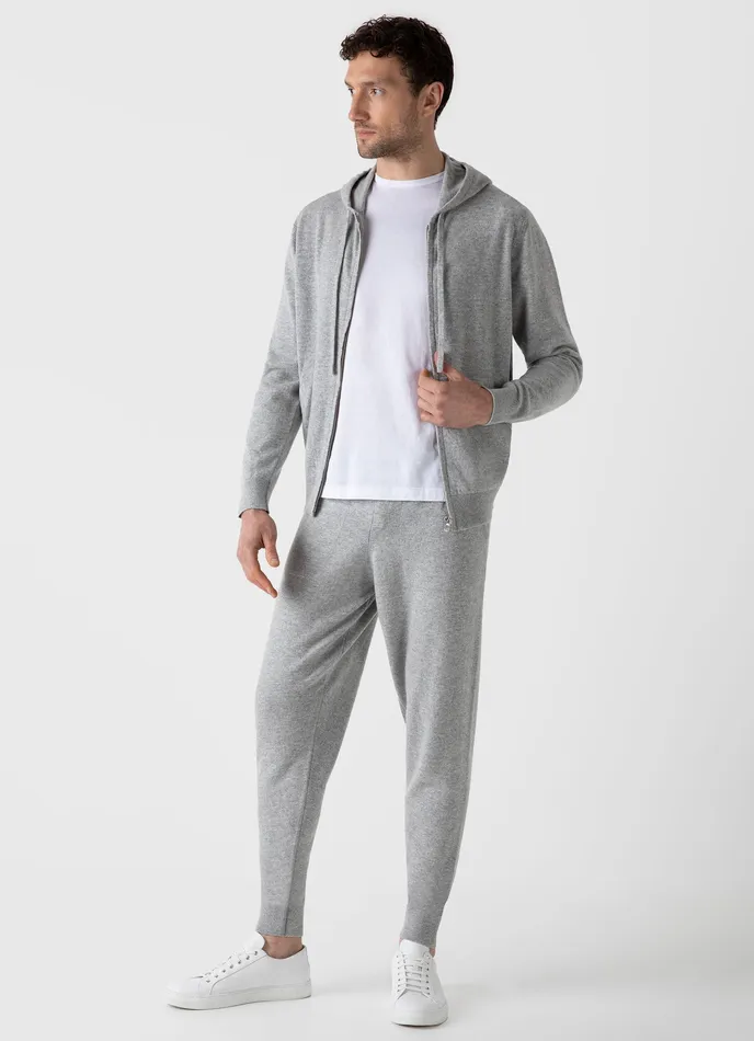 Cashmere Lounge Pant Grey Melange Men Loungewear and Sleepwear ussunspel Cashmere Lounge Pant Grey Melange Men Loungewear and Sleepwear ussunspel