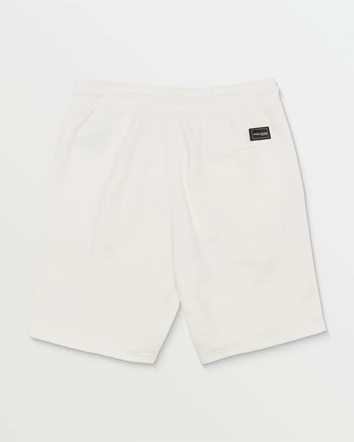 Cement Fleece Shorts 8211 Off White Heather Mens Volcom Shorts