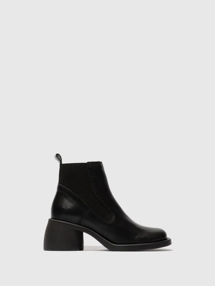 Chelsea Ankle Boots HAGY149FLY BLACK Women Fly London Ankle Boots