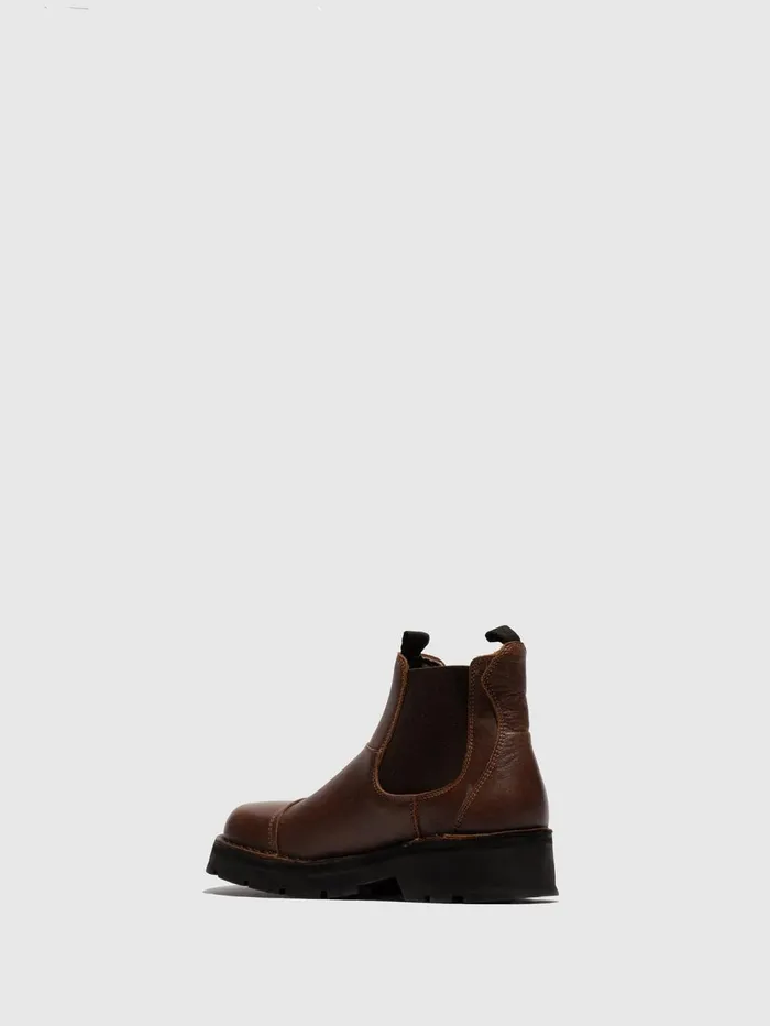 Chelsea Ankle Boots KLIN135FLY BROWN Men Fly London Ankle Boots