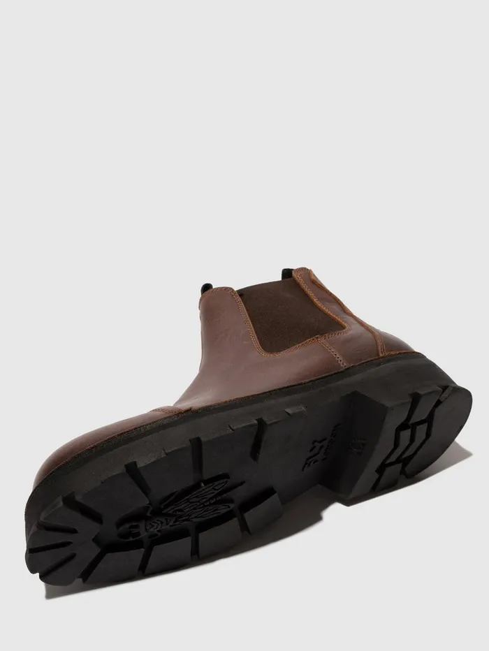 Chelsea Ankle Boots KLIN135FLY BROWN Men Fly London Ankle Boots