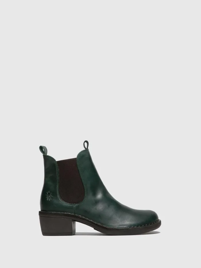 Chelsea Ankle Boots MEME030FLY RUG PETROL Women Fly London Ankle Boots
