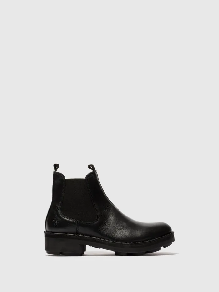 Chelsea Ankle Boots NOLL127FLY BLACK Men Fly London Ankle Boots