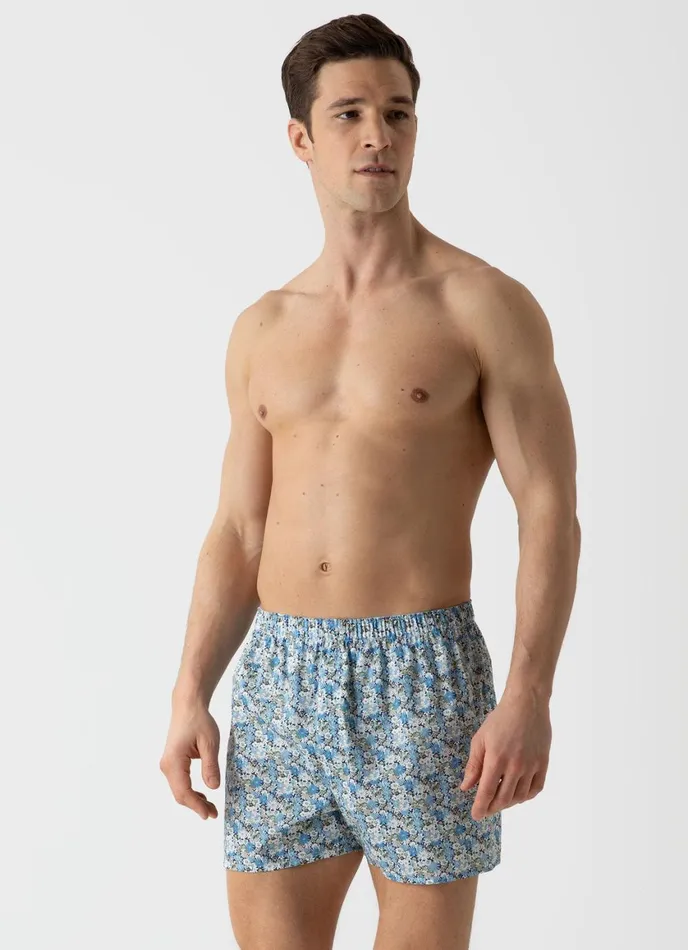 Classic Boxer Shorts In Liberty Fabric Libby Floral Men SUNSPEL Boxer Shorts