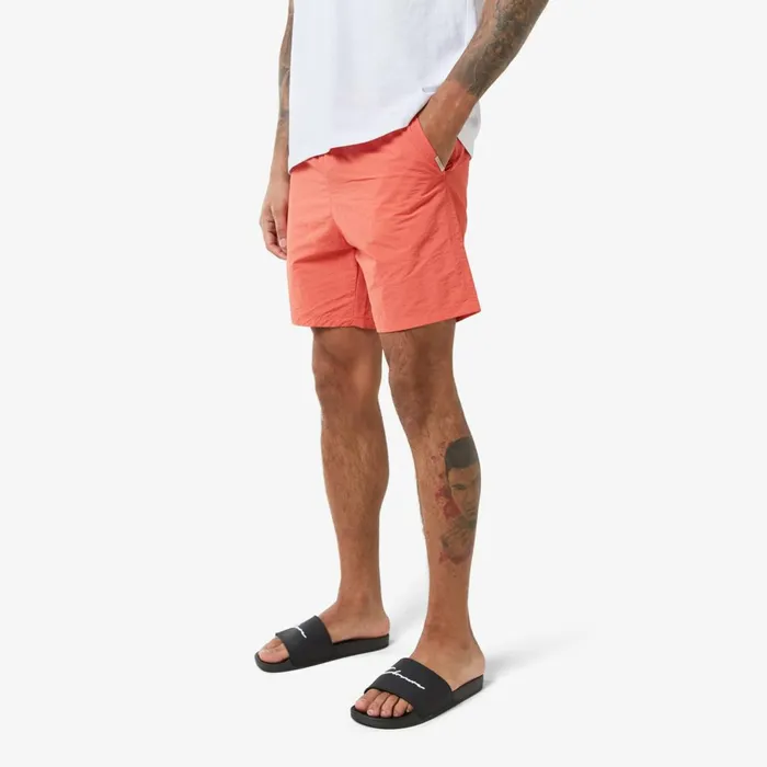 Closure London Crinkle Swimshort Coral Men Shorts