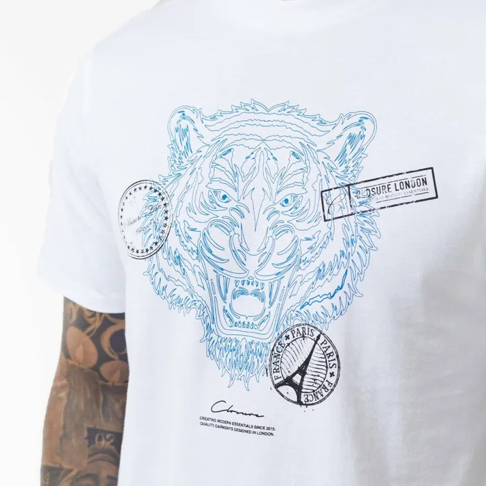 Closure London Fury Stamp Badge TShirt White Men TShirts