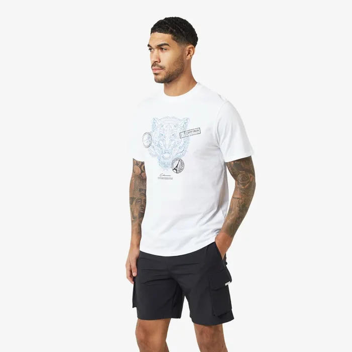 Closure London Fury Stamp Badge TShirt White Men TShirts