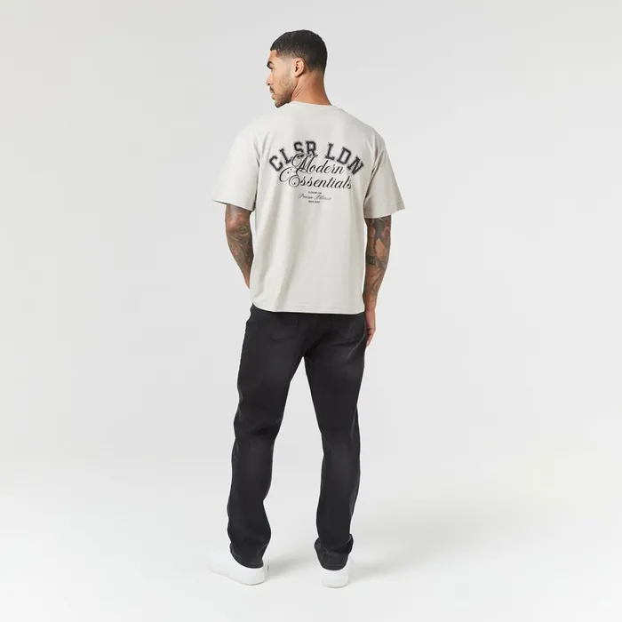 Closure London Varsity Back Logo TShirt Chalk Men TShirts
