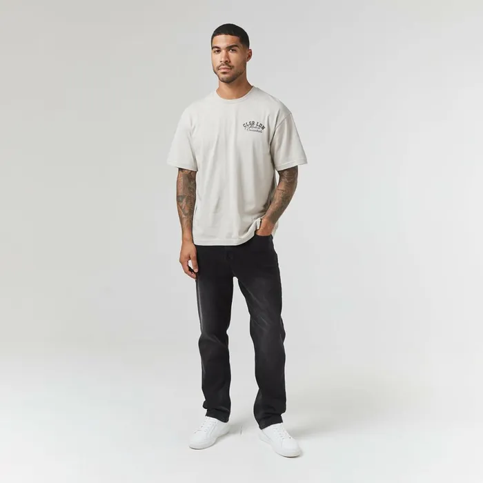 Closure London Varsity Back Logo TShirt Chalk Men TShirts