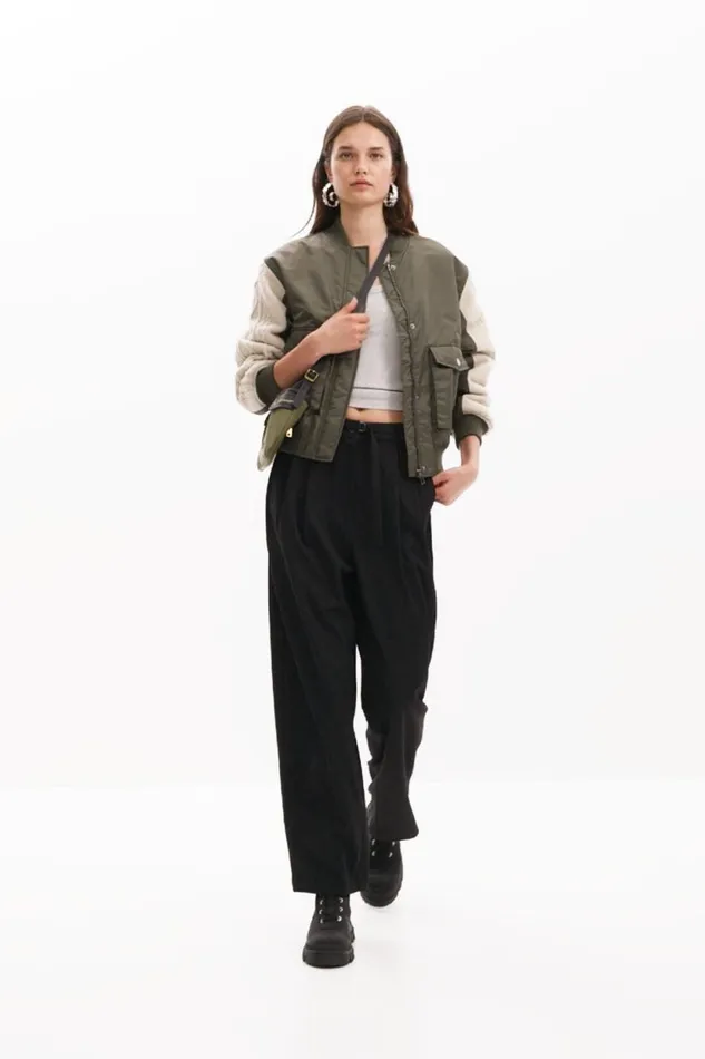 Coats And Jackets Women Desigual Bomber Jacket Green