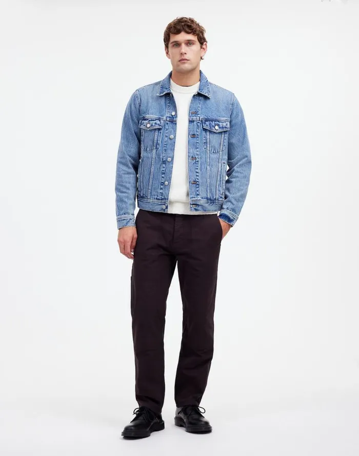 Coats Jackets Men Madewell Denim Trucker Jacket Parkyn Wash