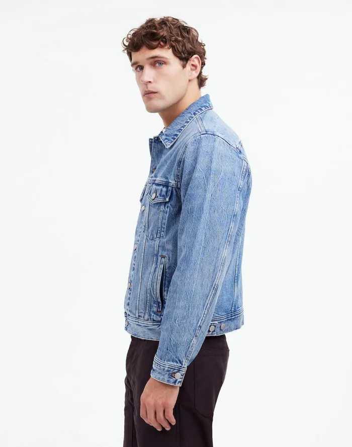 Coats Jackets Men Madewell Denim Trucker Jacket Parkyn Wash