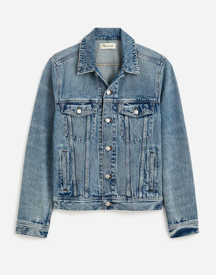 Coats Jackets Men Madewell Denim Trucker Jacket Parkyn Wash