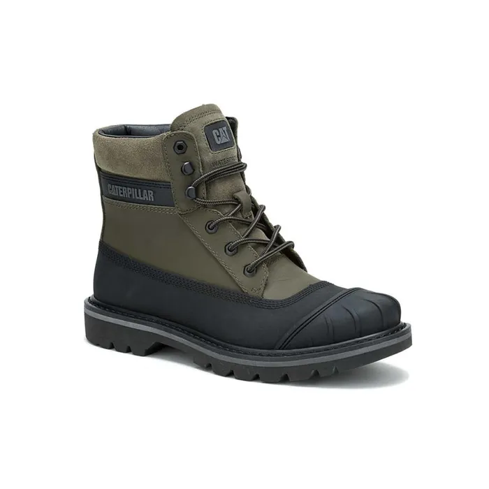 Colorado Waterproof Galosh Dark Oliveblack Men Cat Footwear Boots