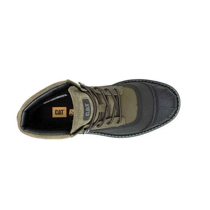 Colorado Waterproof Galosh Dark Oliveblack Men Cat Footwear Boots