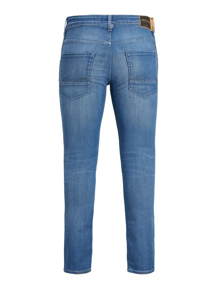 Comfort Jeans JACK and JONES Mens MIKE SPENCER BL 942 COMFORT FIT JEANS Blue Blue Denim