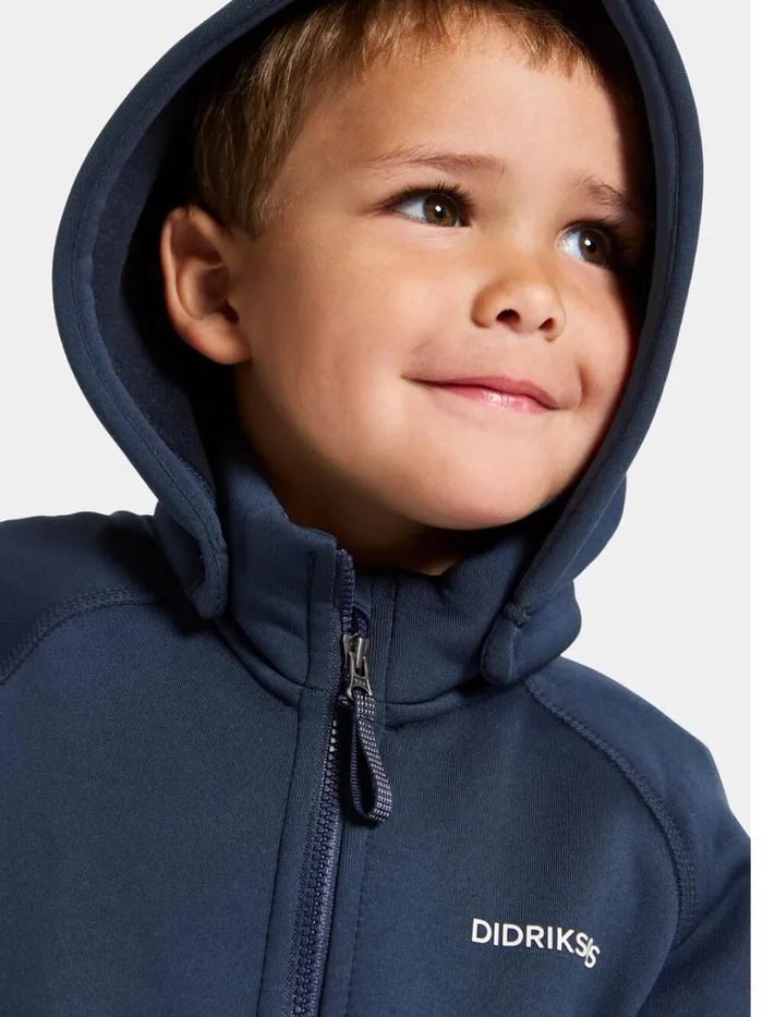 Corin Kids039 FullZip 8 Navy Kids Didriksons Softshell Jackets