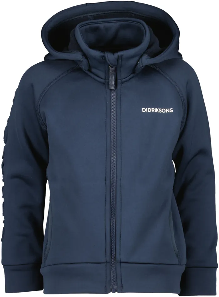 Corin Kids039 FullZip 8 Navy Kids Didriksons Softshell Jackets