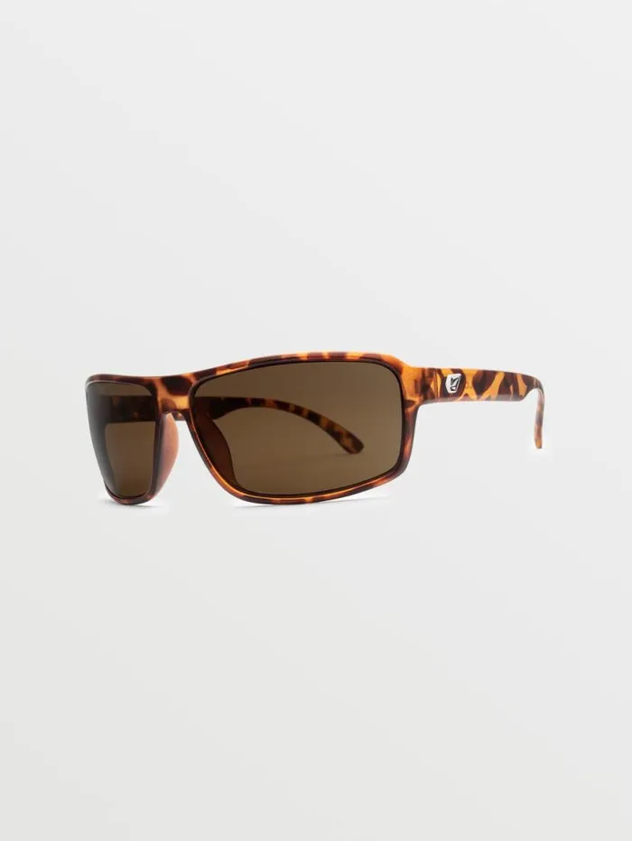 Corpo Class Sunglasses 8211 Matte TortBronze MensWomens Volcom Sunglasses