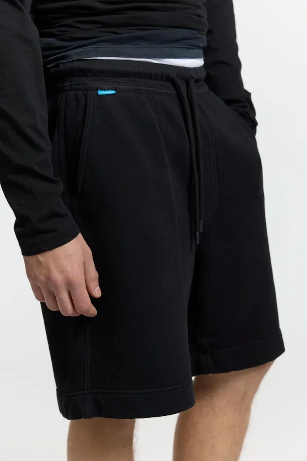 COTTON CITIZEN Boston Sweat Short Jet Black Men Shorts COTTON CITIZEN Boston Sweat Short Jet Black Men Shorts