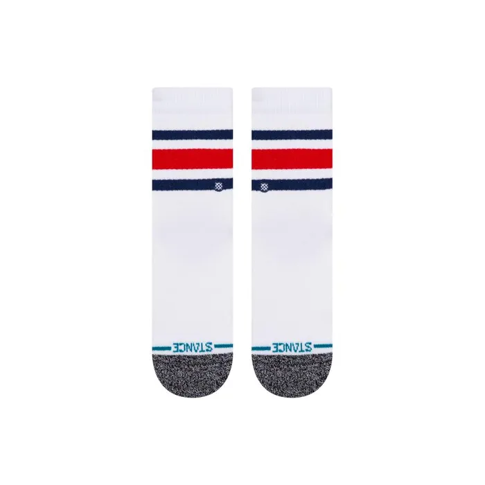 Cotton Crew Socks Boyd White Kids Stance Kids