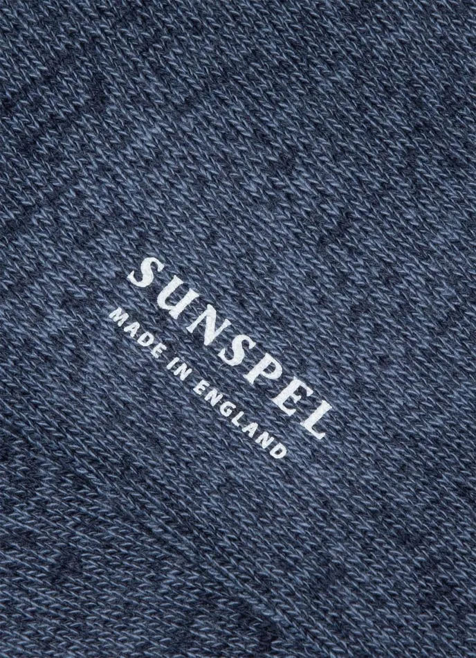 Cotton Socks Shale Bluenavy Twist Men SUNSPEL Socks