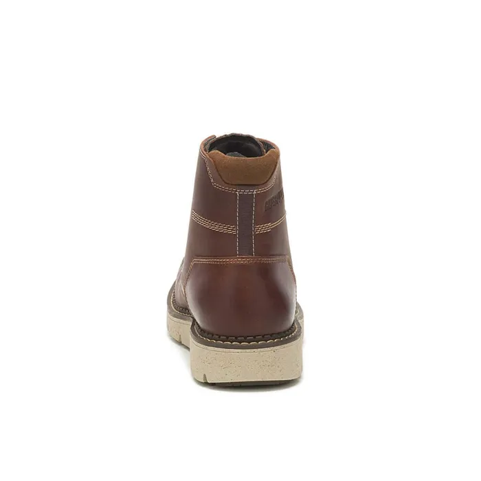 Covert Boot Leather Brown Men Cat Footwear Boots