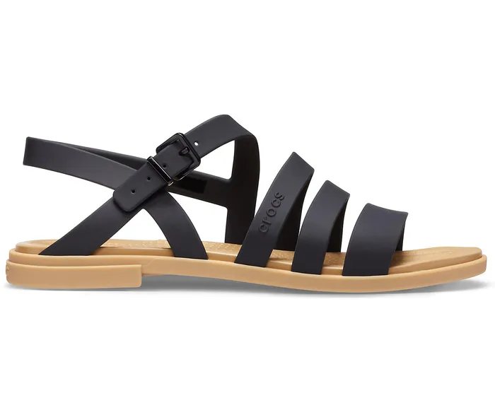 Crocs Tulum Sandal Black Tan Women Sandals Crocs