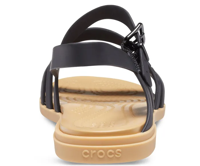 Crocs Tulum Sandal Black Tan Women Sandals Crocs