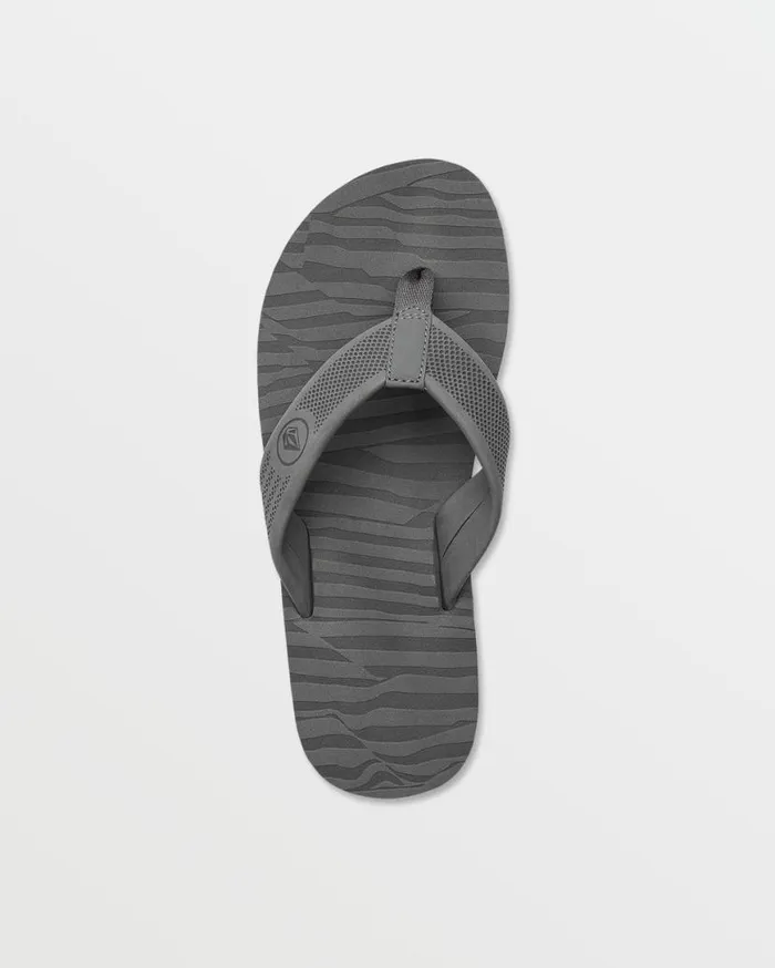 Daycation Sandals 8211 Black Top Mens Volcom Sandals