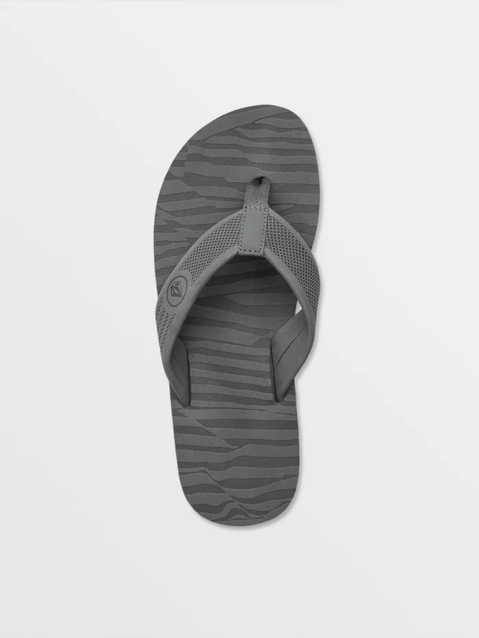 Daycation Sandals 8211 Black Top Mens Volcom Sandals