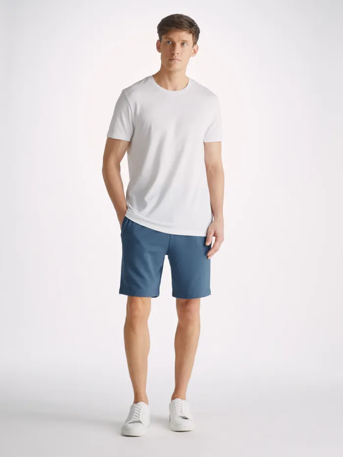 Derek Rose Casual Shorts Men Sweat Shorts Quinn Cotton Modal Denim