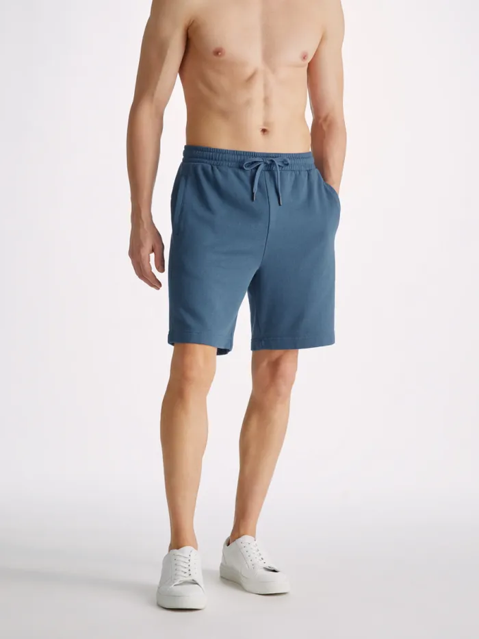 Derek Rose Casual Shorts Men Sweat Shorts Quinn Cotton Modal Denim