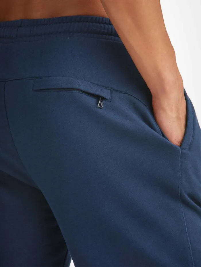 Derek Rose Casual Shorts Men Sweat Shorts Quinn Cotton Modal Navy