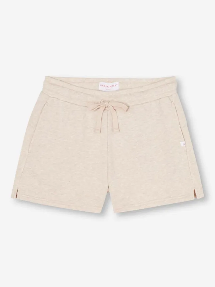 Derek Rose Casual Shorts Women Sweat Shorts Quinn Cotton Modal Oat