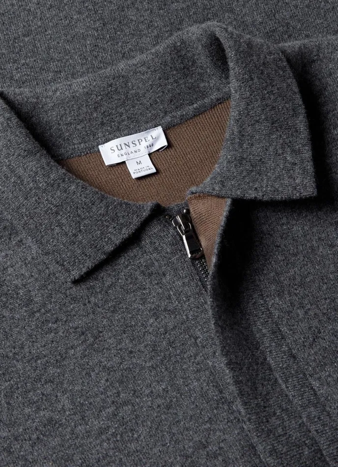 Double Faced Jacket Charcoal Melange Men SUNSPEL Jackets and Coats