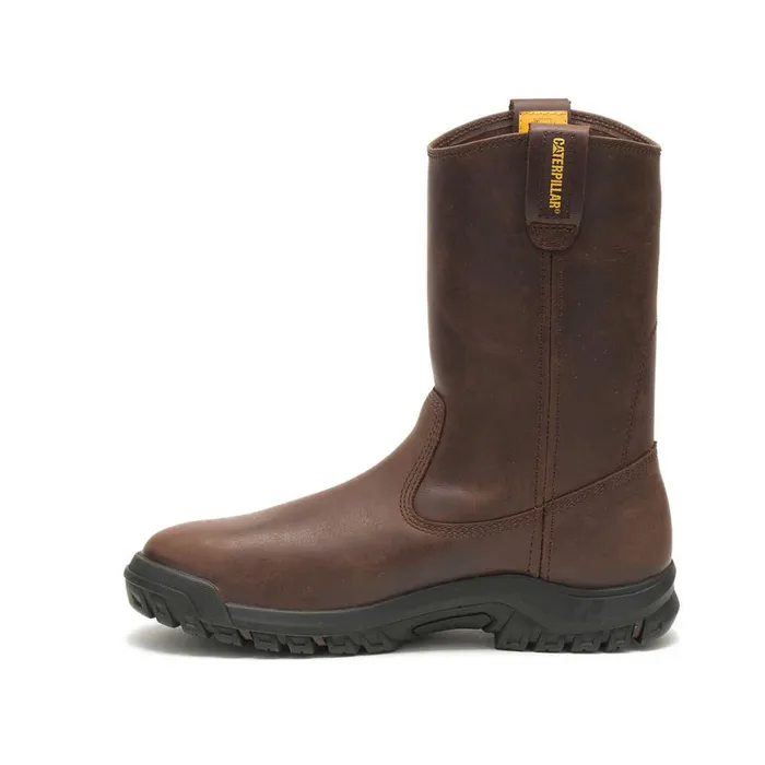 Drawbar Steel Toe Work Boot Summer Brown Men Cat Footwear Boots