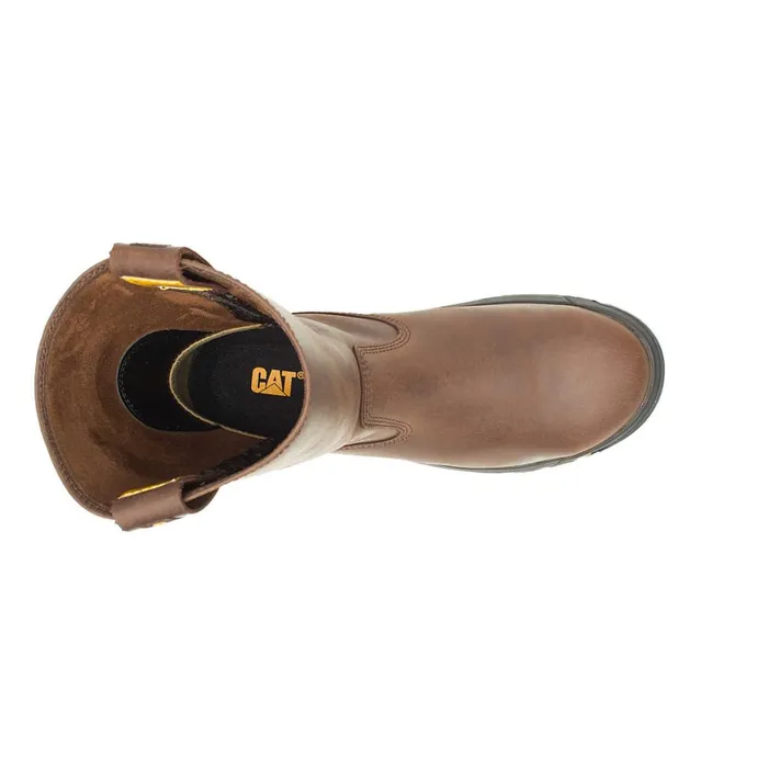 Drawbar Steel Toe Work Boot Summer Brown Men Cat Footwear Boots