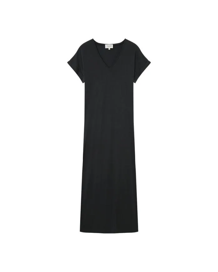 DRESS ANTHRACITE MARGAUX Shop Grace and Mila Long Dresses