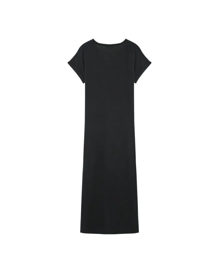 DRESS ANTHRACITE MARGAUX Shop Grace and Mila Long Dresses