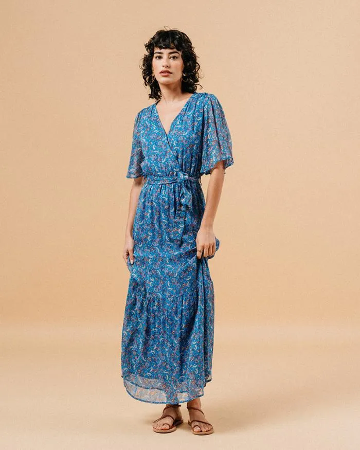 DRESS BLEU MARISSA Shop Grace and Mila Printed Dresses