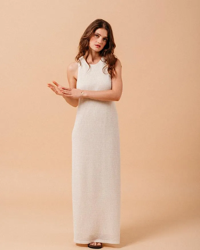 DRESS ECRU MIRABELLE Shop Grace and Mila Long Dresses