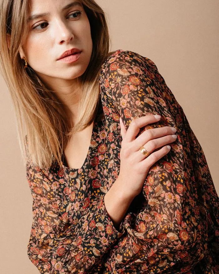 DRESS NOIR MARLISE Shop Grace and Mila Printed Dresses
